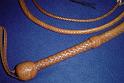 8ft Natural Tan 12 plait David Morgan Style Indiana Jones Bullwhip 2F